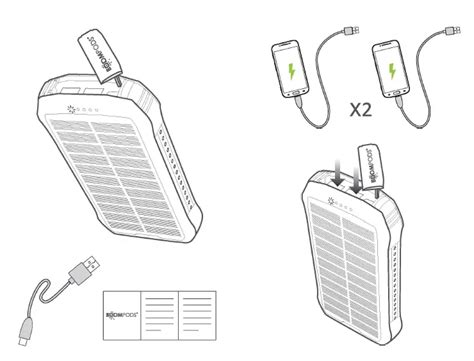 BOOMPODS 10000 MAh Solar Powerbank User Manual