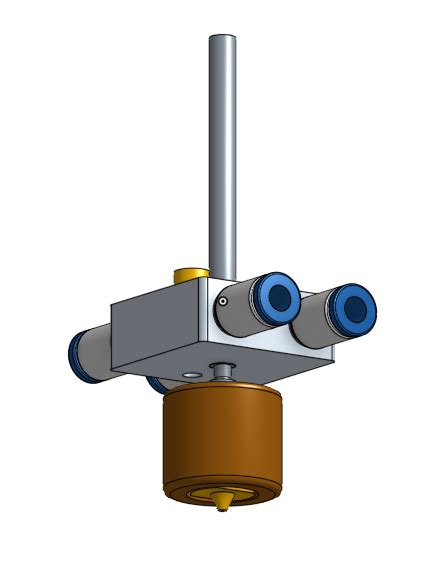 Watercooled Smart Effector In Larger Effector 4th Axis Design