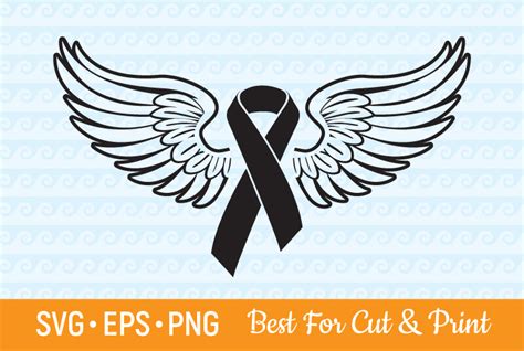 Awareness Ribbon Wings Cancer Aids Graphic By Olimpdesign · Creative