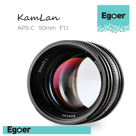 Kamlan 50mm F1 1 APS C Large Aperture Manual Focus Lens For Canon M