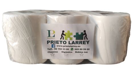 Papel Mecha Secamanos Gofrada Pasta Pura Gramos Pack Prieto Larrey