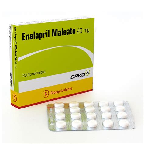 Enalapril 20 Mg X 20 Comprimidos Opko Chile Sa Farmacias Ahumada