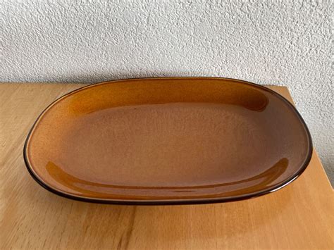 Rössler Servierplatte braun oval Grösse 32 Kaufen auf Ricardo