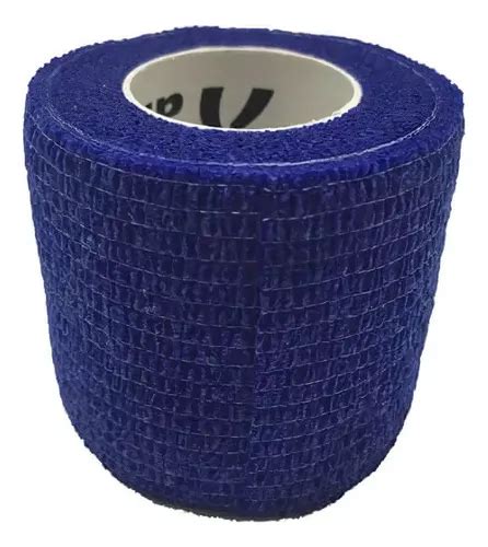 Bandagem Elástica Autoaderente Cohesive 5cmx4 5m Aktivetape Cor Azul