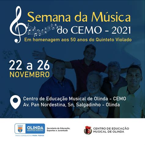 Semana Da M Sica Do Cemo Homenageia O Grupo Quinteto Violado