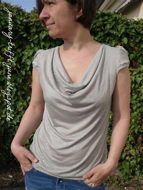 E Book Konfetti Patterns Damen Wasserfallshirt Ella Stoffe Hemmers