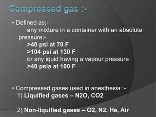 Medical gas cylinders | PPTX