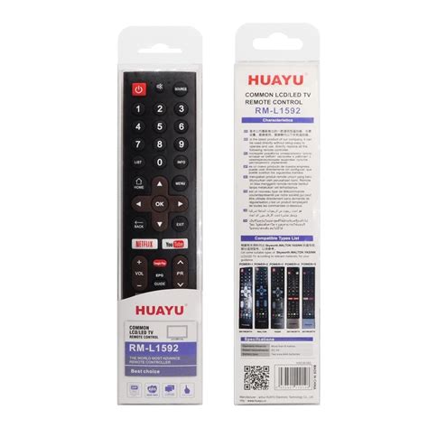 Huayu RM L1592 Skyworth Android Smart TV Compatible Remote Control