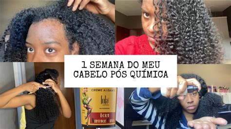 TUDO QUE FAÇO NO MEU CABELO ANTES E DEPOIS DO CREME ALISANTE LOLA YouTube