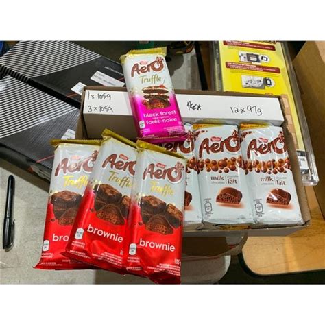 Lot of Aero Chocolate Bars Assorted Flavors