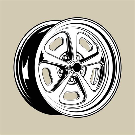 Vintage Car Wheel Vector Art Icons And Graphics For Free Download