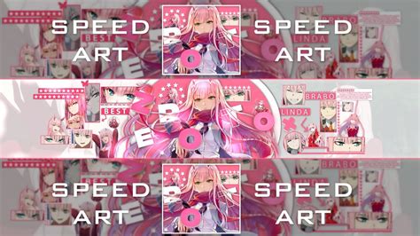 Speed Art Banner Anime Uso Gratuito Youtube