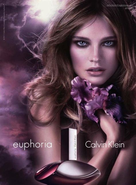 Beautiful Russian Model Natalia Vodianova Modeling For Calvin Klein Euphoria Fragrance Spring