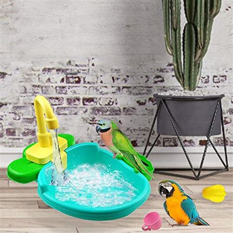 Petlex Bain D Oiseaux Pour Cage Fontaine De Bain D Oiseaux L