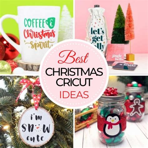 50 Easiest Christmas Cricut Ideas to Make Quickly | TREASURIE