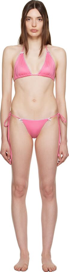 Frankie S Bikinis Ssense Exclusive Pink Tia Mackenzie Bikini