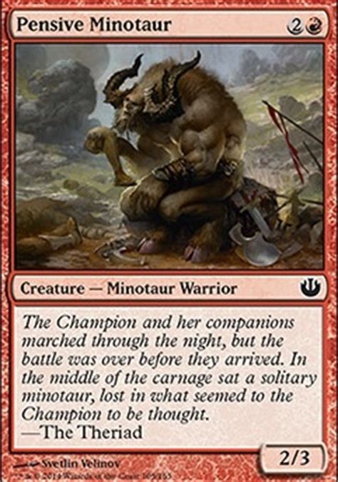 Minotaur Commander Deck Commander EDH MTG Deck