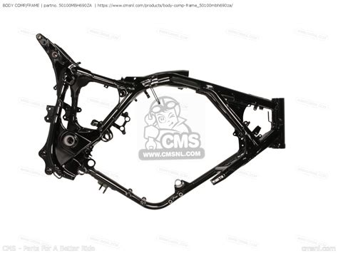 50100mbh690za Body Comp Frame Honda Buy The 50100 Mbh 690za At Cmsnl