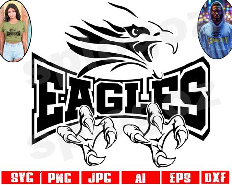 Eagles Svg Eagle Svg Eagles Mascot Svg Eagles Png Eagles - Etsy ...