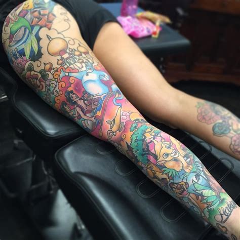 Ma Gurl Jacintahill 😘 Disney Sleeve Tattoos Full Sleeve Tattoos