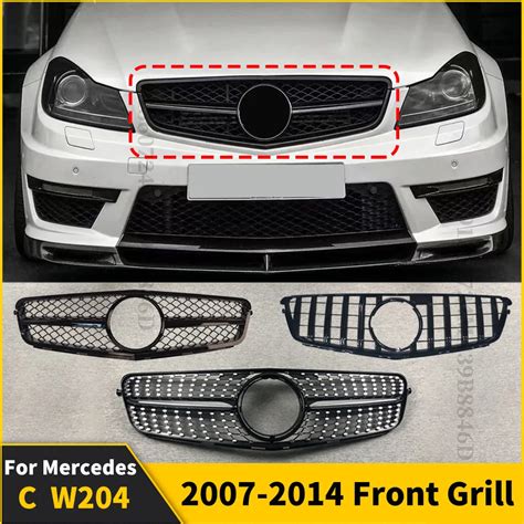 front inlet grille gtr bumper grill mesh  mercedes   benz