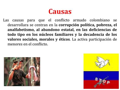 Ppt Conflicto Armado En Colombia Powerpoint Presentation Free