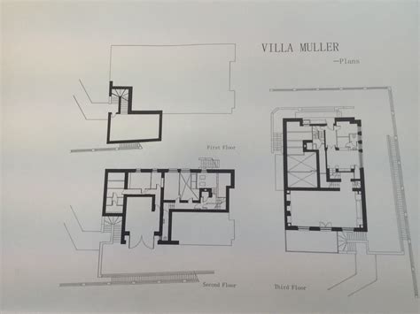 Zhangyu Vera Adolf Loos Villa Muller Drawings