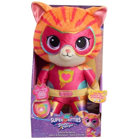 Disney Junior Superkitties Su Purr Charged Ginny To The Rescue Plush