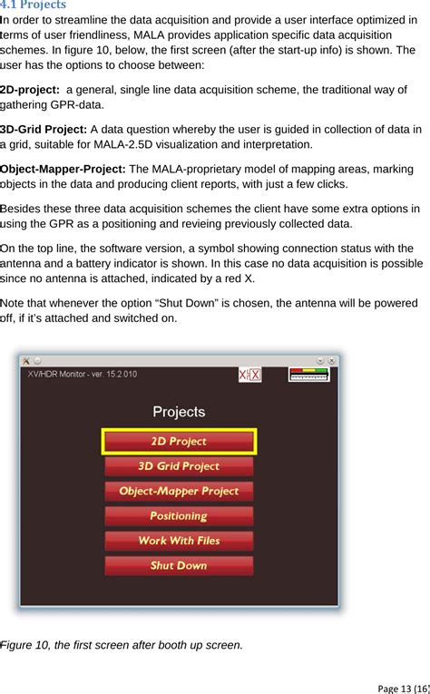 Guideline Geo Mhzhdr Ground Penetrating Radar User Manual