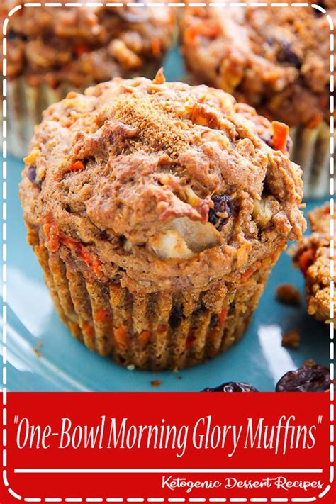 One Bowl Morning Glory Muffins Theresa Recipes