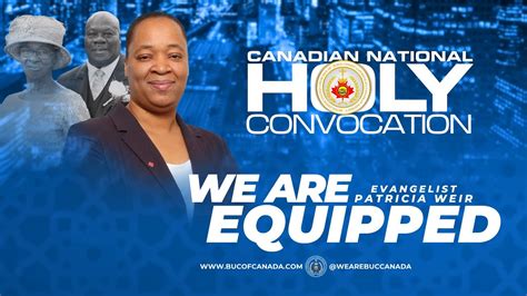 We Are Equipped Evangelist Patricia Weir BUC Of Canada Canadian