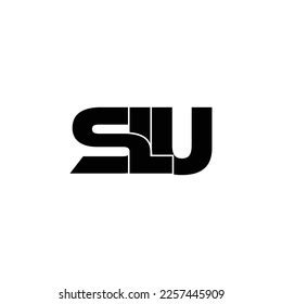 Slu Letter Monogram Logo Design Vector Stock Vector (Royalty Free ...