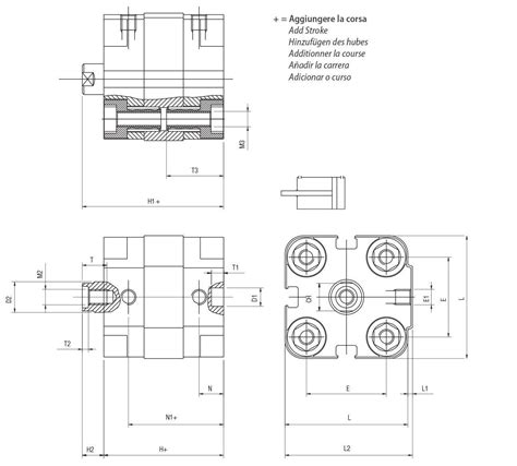 AIGNEP SERIES QF1225 DOUBLE ACTING MAGNETIC