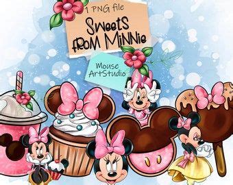 Mouseartstudio Etsy Portugal Minnie Minnie Mouse Digital Illustration