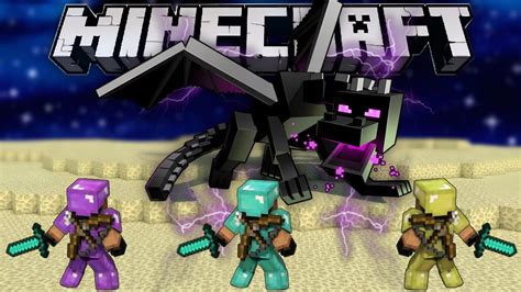 Minecraft Survival A Batalha Final Contra O Ender Dragon Drag O