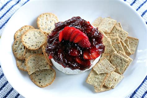 Strawberry Balsamic Baked Brie Slutty Food Blog