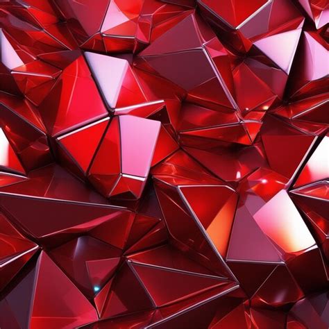 Premium Ai Image Beautiful Red Glassy Abstract Background