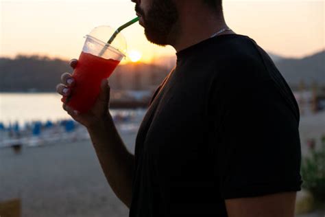 120 Person Drinking Slushie Stock Photos Pictures And Royalty Free