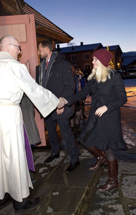 Photo Le Prince Haakon De Norv Ge Et La Princesse Mette Marit