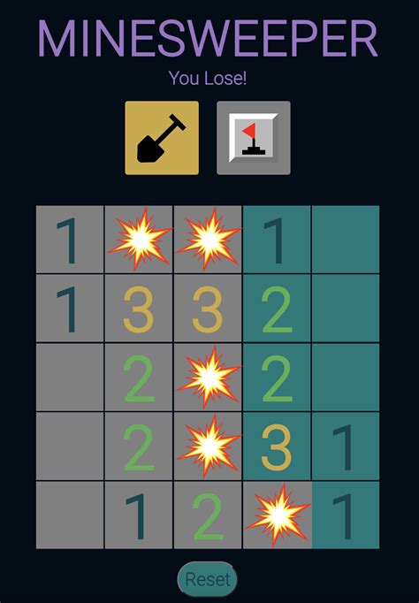 Github Bcarpenter7minesweeper Clone Easy