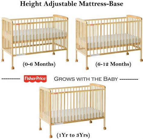 Fisher Price - Joy Crib - Natural with Mattress - JioMart