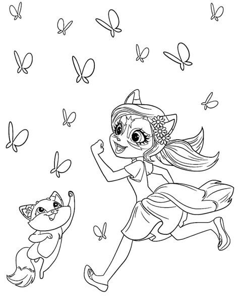 Coloriage Enchantimals Dessin Gratuit Imprimer