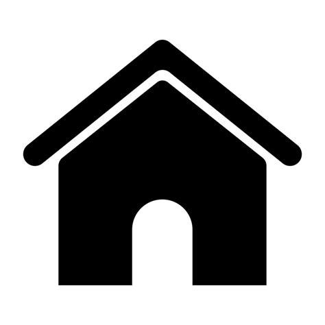 Black House Icon 21529993 Vector Art At Vecteezy