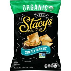 Stacy S Organic Simple Naked Pita Chips Oz Costco Food Database