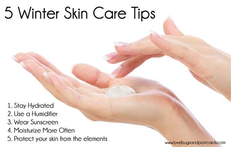 5 Winter Skin Care Tips - Lovebugs and Postcards