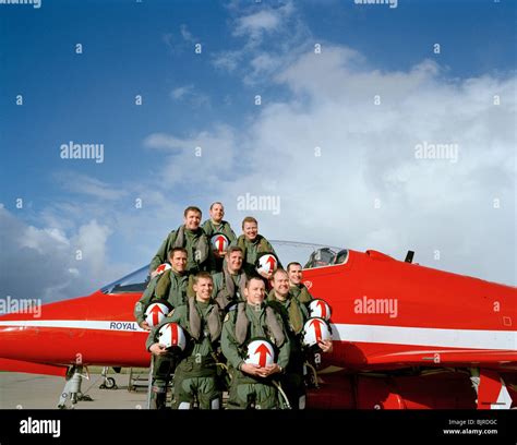 The red arrows and pilots hi-res stock photography and images - Alamy