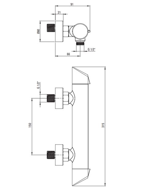 Bateria Prysznicowa DEANTE ARNIKA Chrom BQA 040M