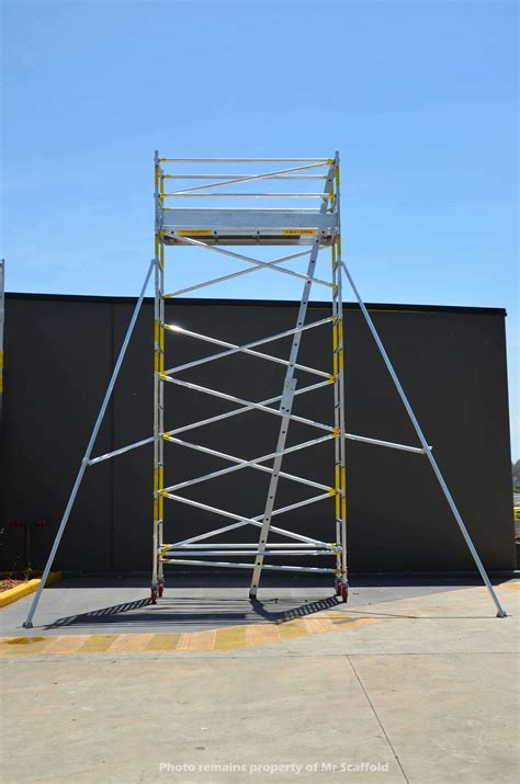 M Single Width Mobile Aluminium Eayscaf Tower Mr Scaffold