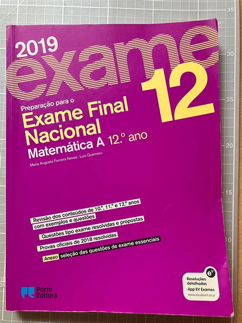 Preparação Para O Exame Final Nacional De Matemática A 12 º Ano Arca E Ponte De Lima • Olx