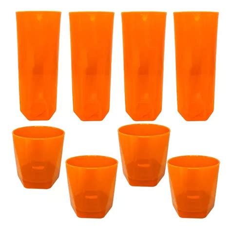 Kit De Vasos Largos Para Bebidas Y Vasos De Whisky Acr Licos